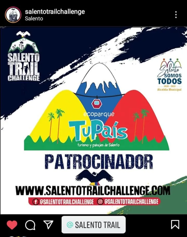 Ecoparque TuPaís como patrocinador del Salento Trail Challenge